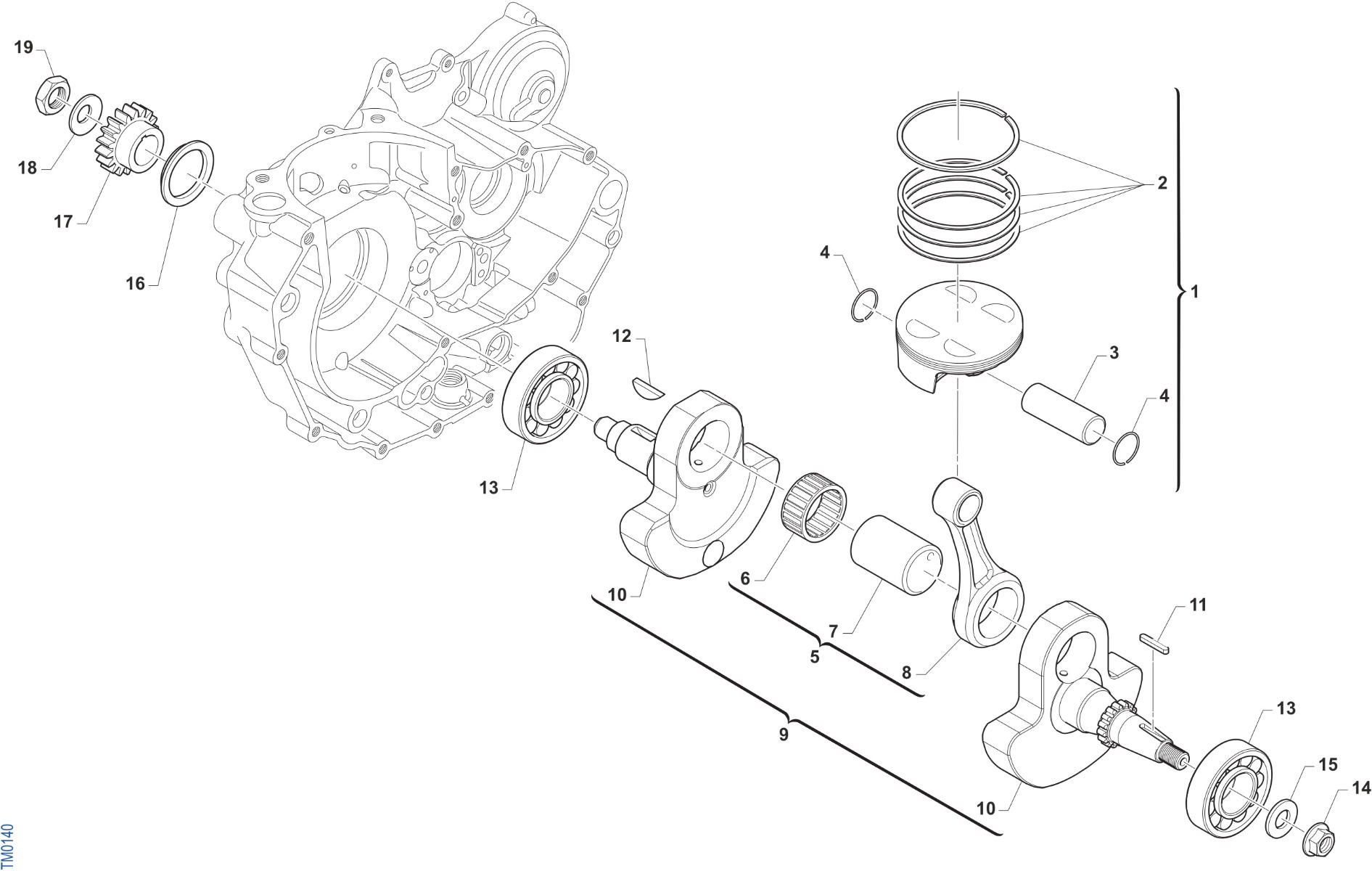 Crankshaft Piston