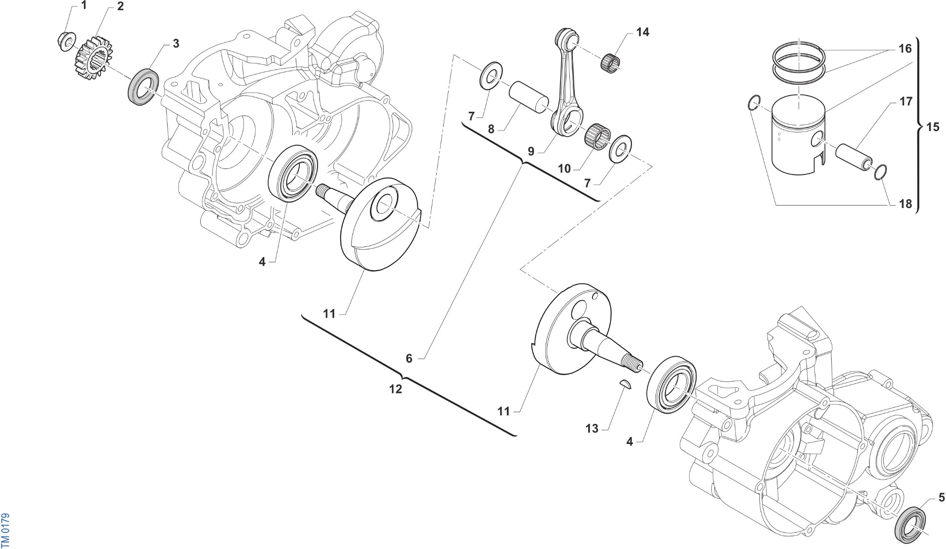 Crankshaft Piston Crankshaft Piston
