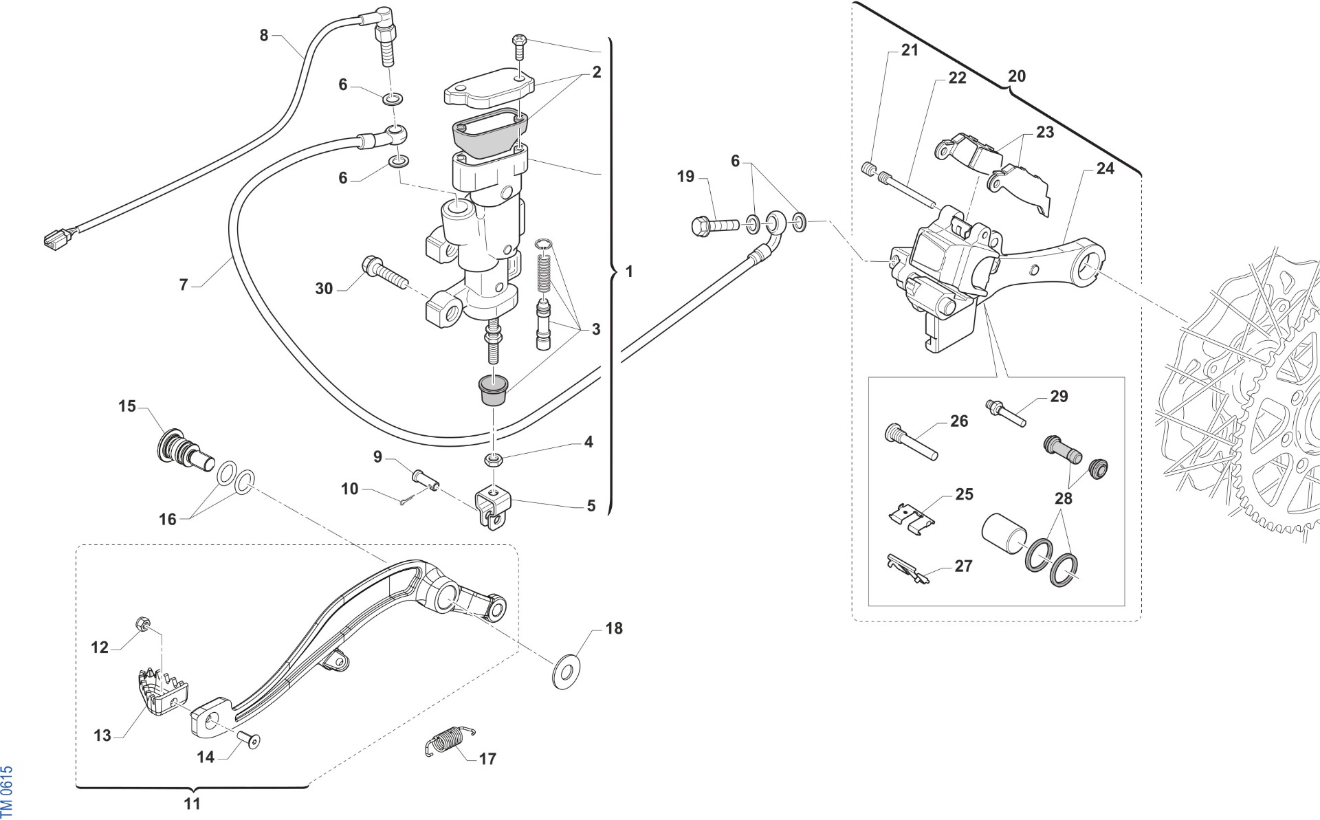 Rear Brake Alternate Rear Brake Alternate