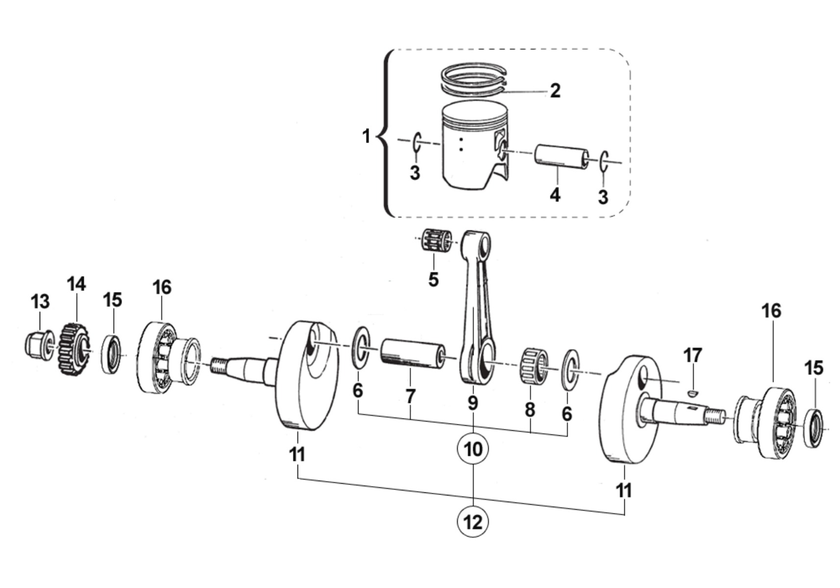 Crankshaft Piston