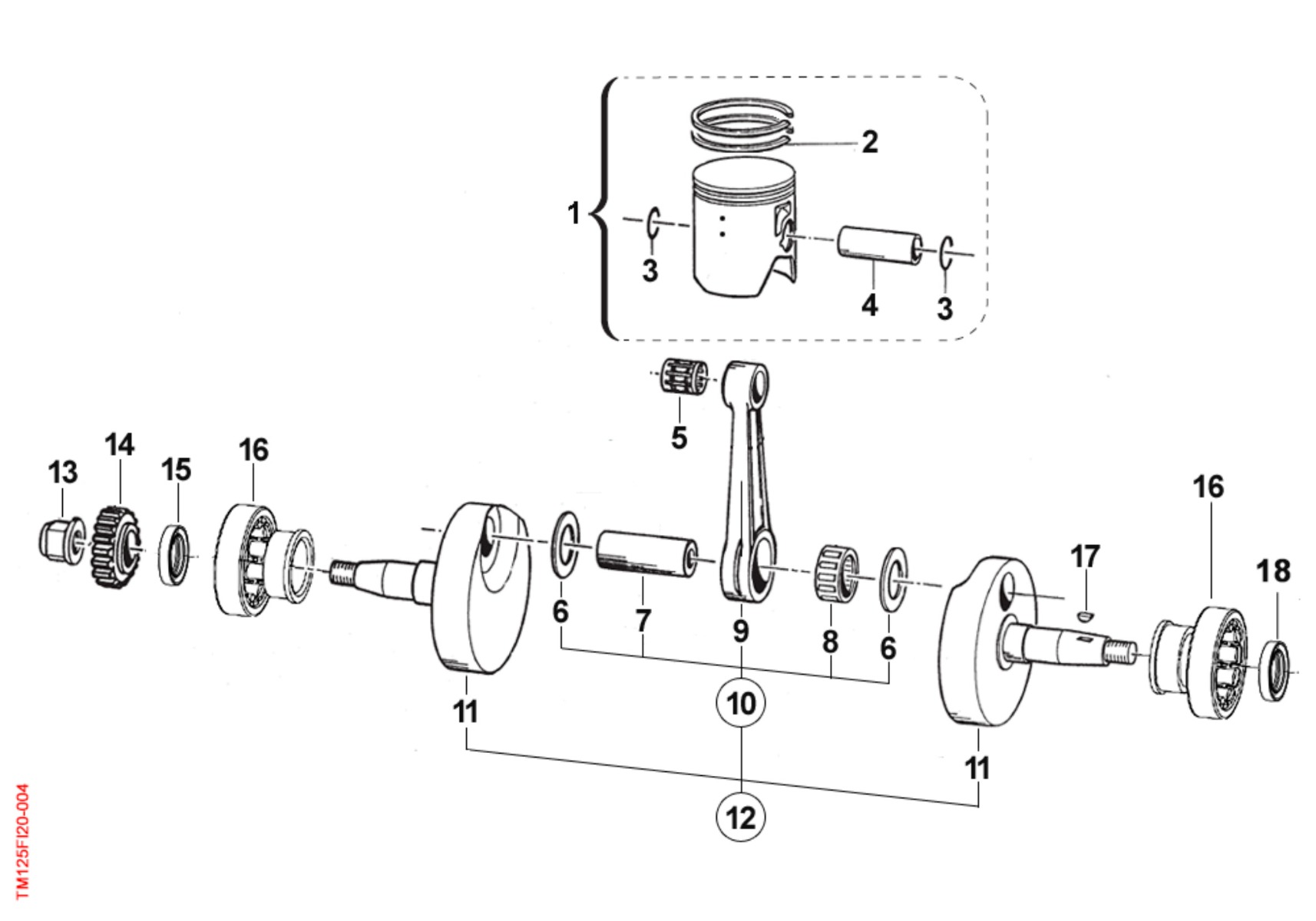 Crankshaft Piston Crankshaft Piston