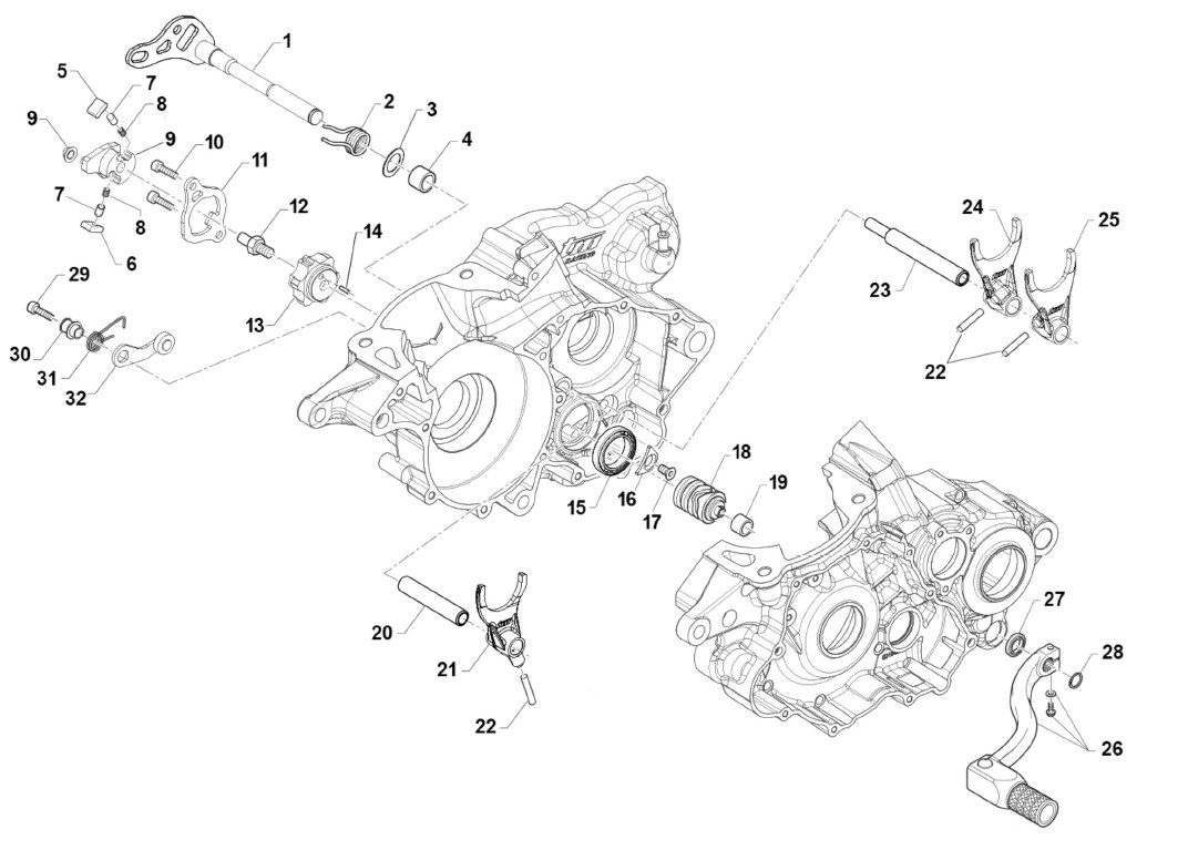Gear Shift 6m