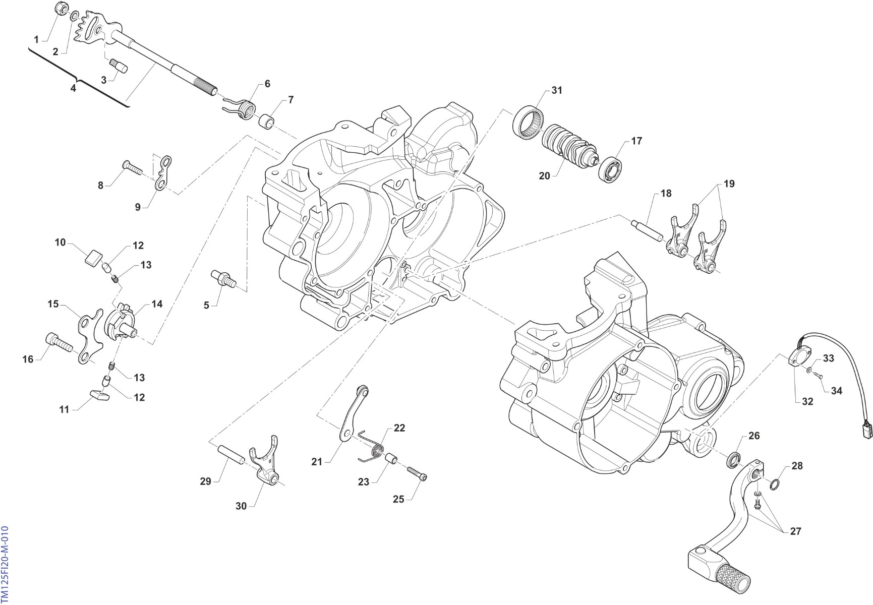 71 Gearshift Mechanism