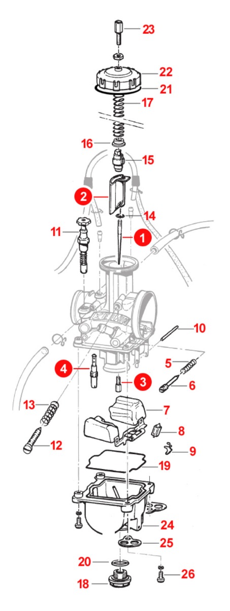71 Carburettor Keihin Pwk 38