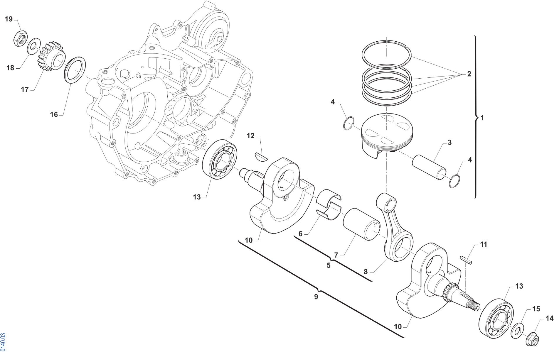 59 Crankshaft And Piston