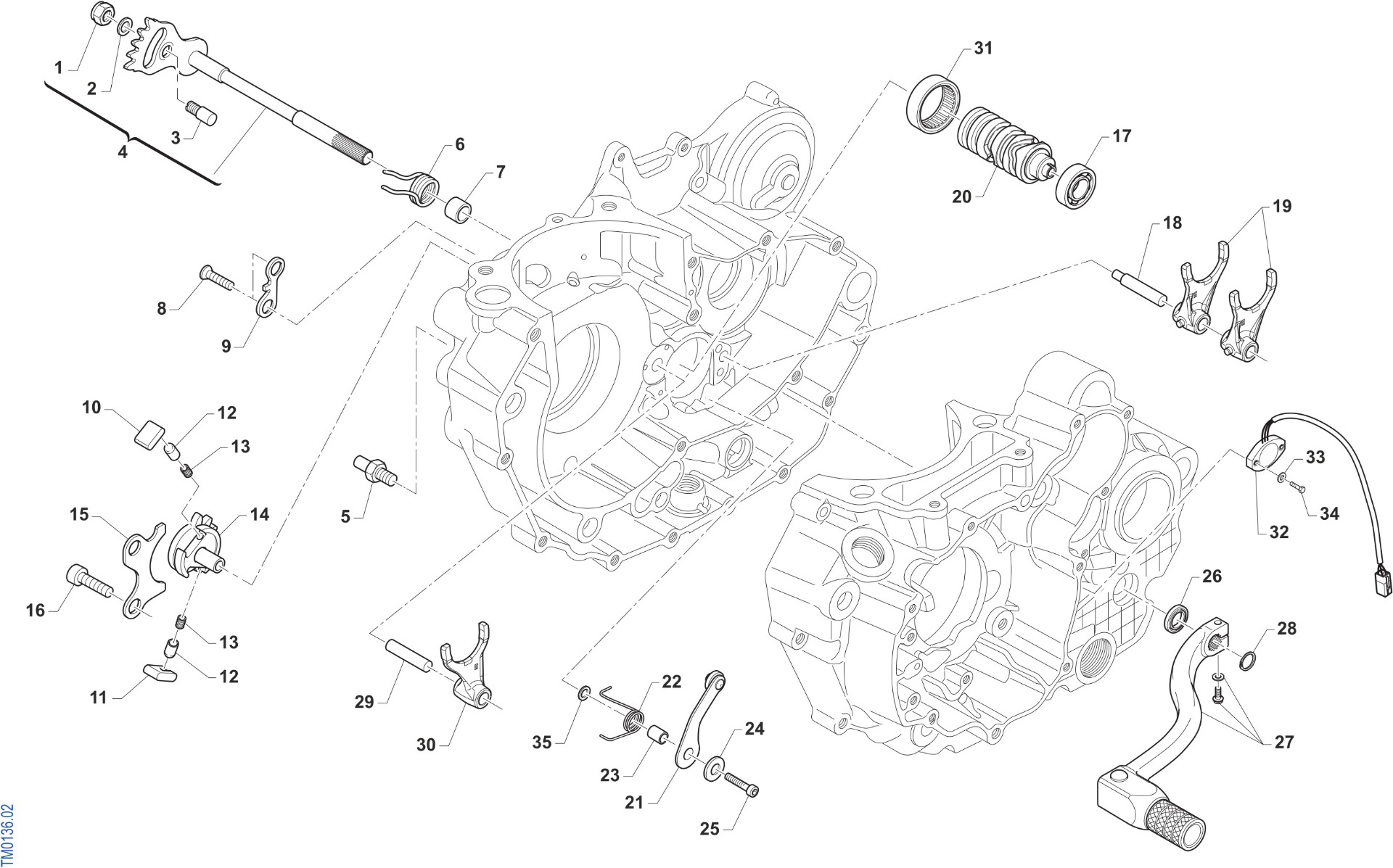 67 Gearshift Mechanism