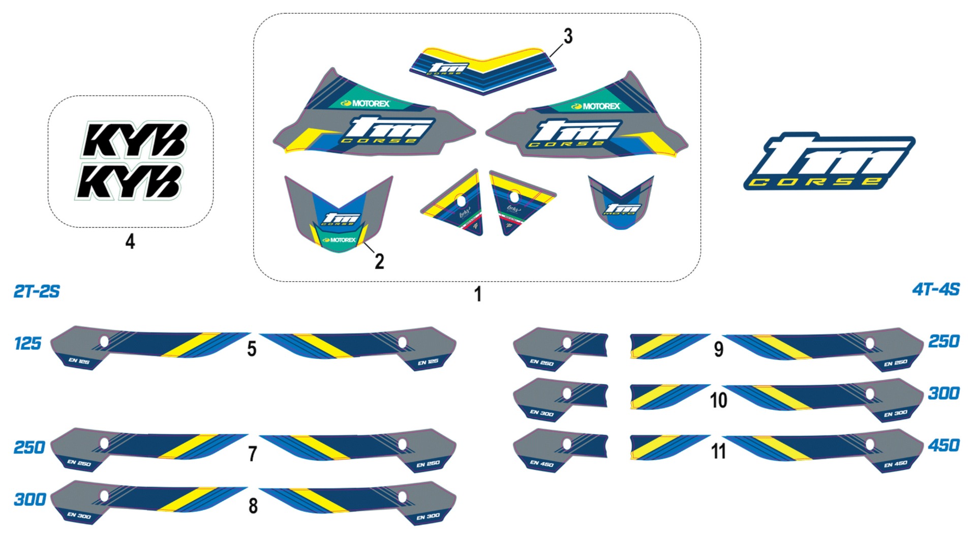 49 Kit Adesivi Corse