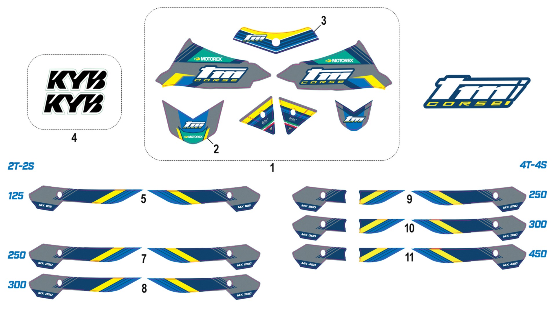 41 Kit Adesivi Corse