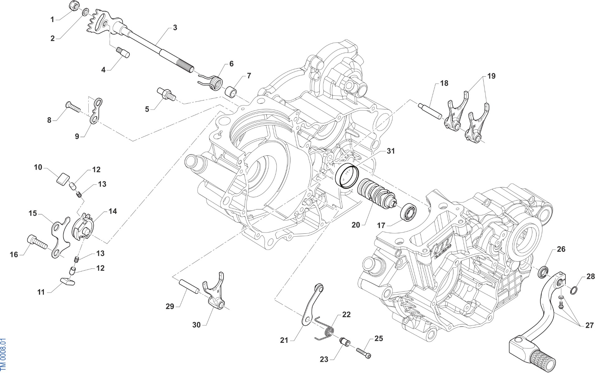 69 Gearshift Mechanism