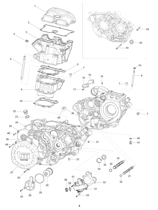 Crankcase Cylinder Head Crankcase Cylinder Head