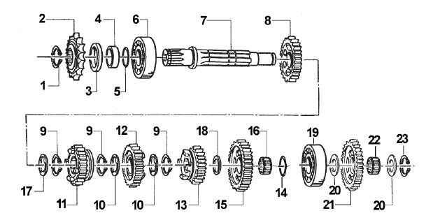 Countershaft