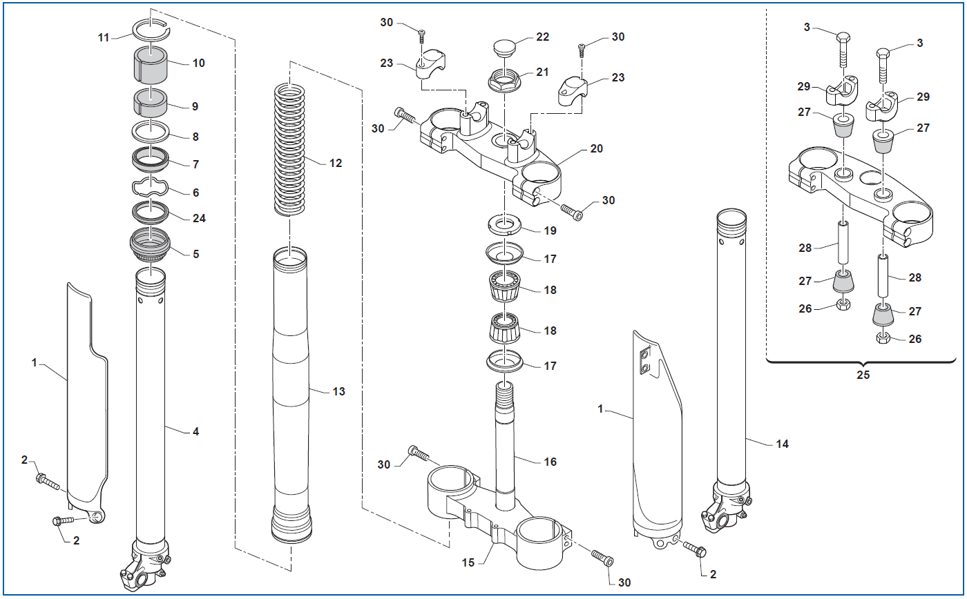 Front Fork Assembly
