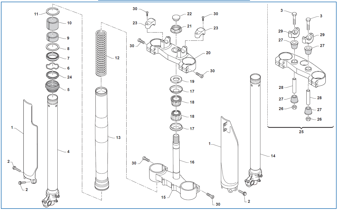 Front Fork Assembly