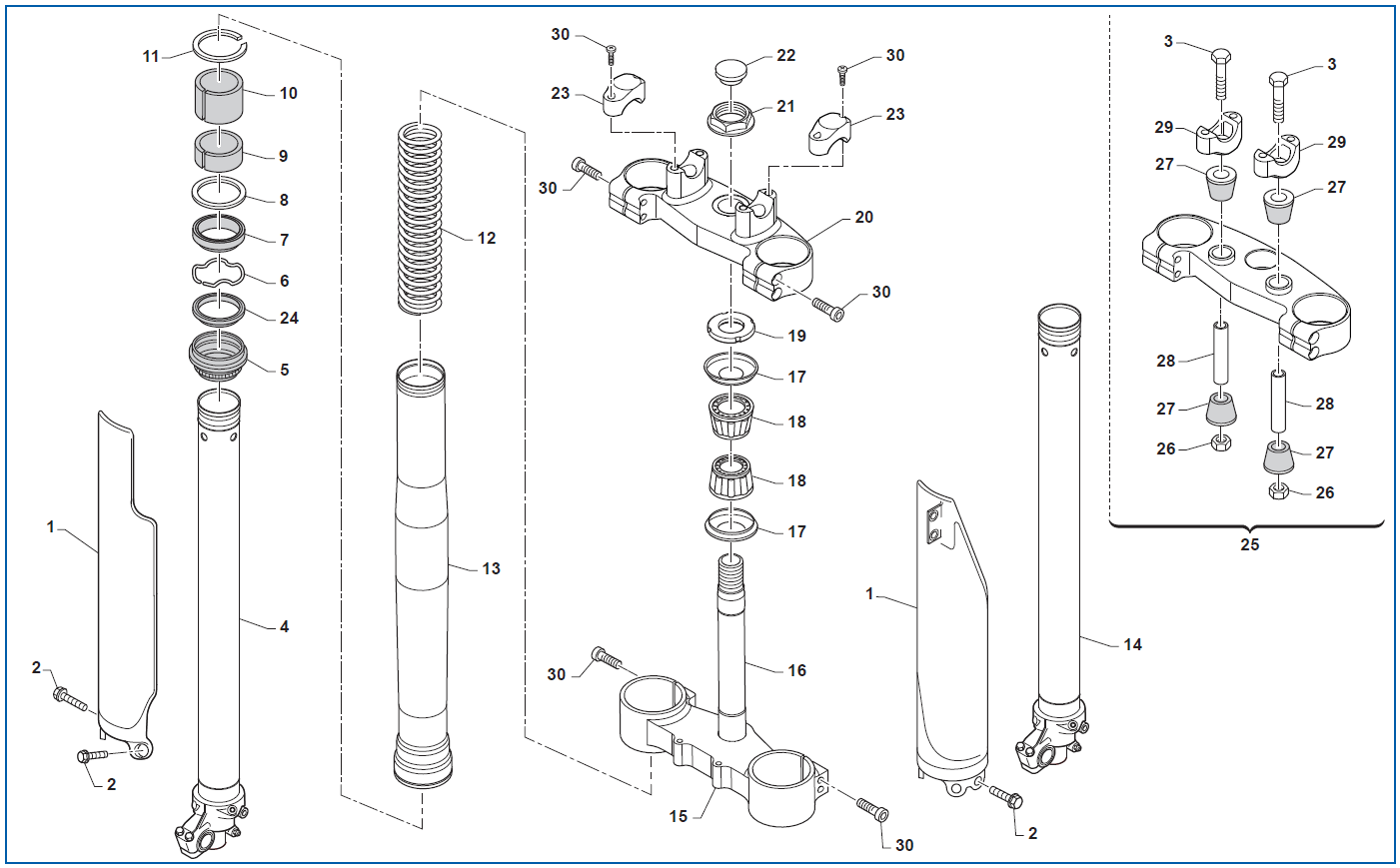 Front Fork Assembly