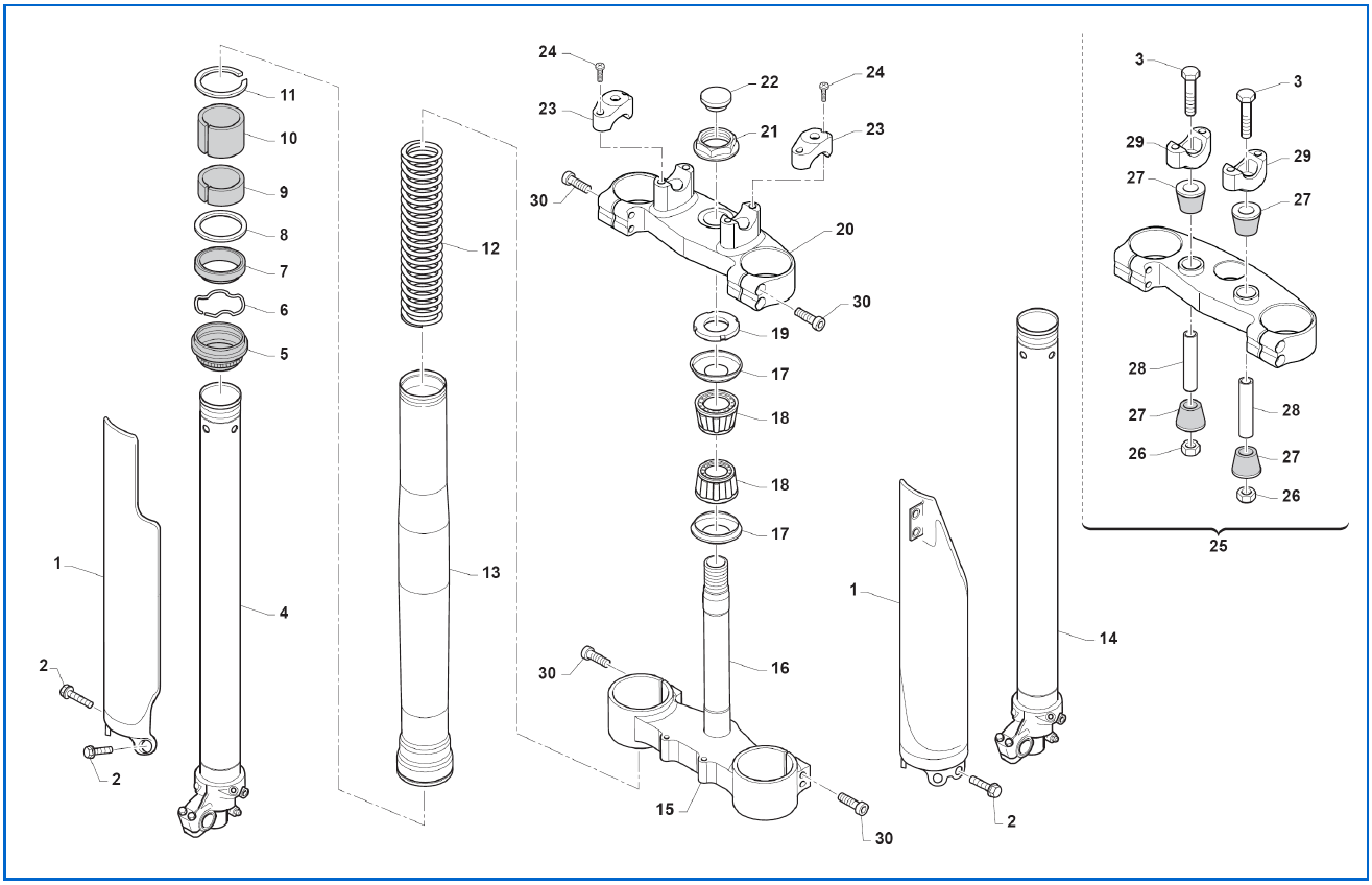 Front Fork Assembly